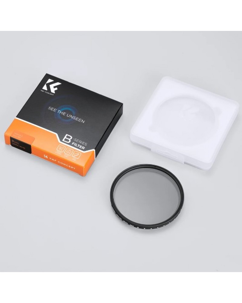 K&F Variable ND Filter ND2ND400 Neutral Density 77mm